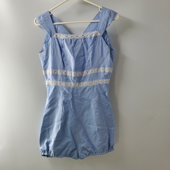 Vintage handmade light blue onesie - Picture 16 of 16
